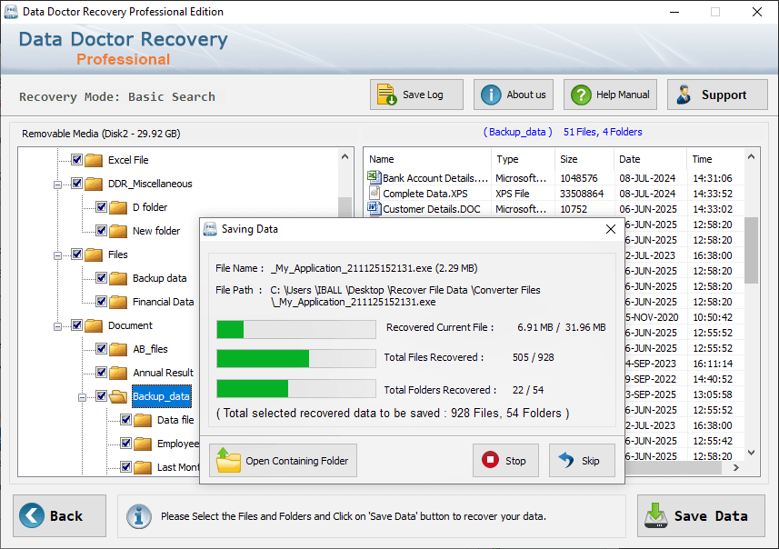 File Searching Process